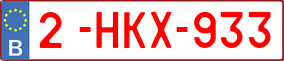 Truck License Plate